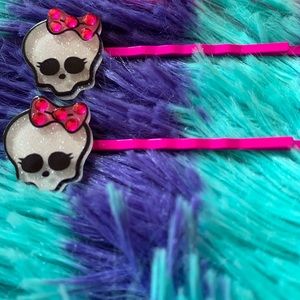Adorable Monster Girl Sparkle Bobby Pins